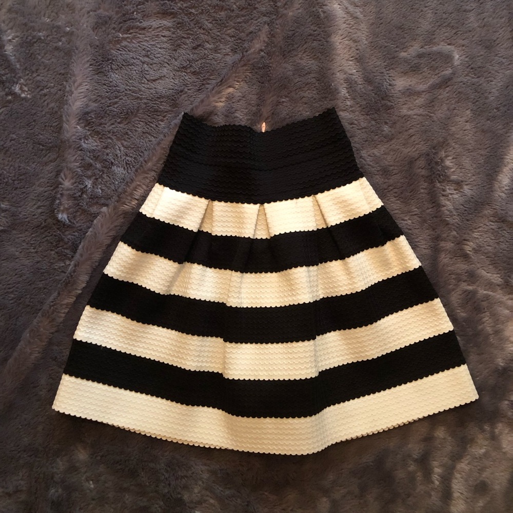Black and white skirt